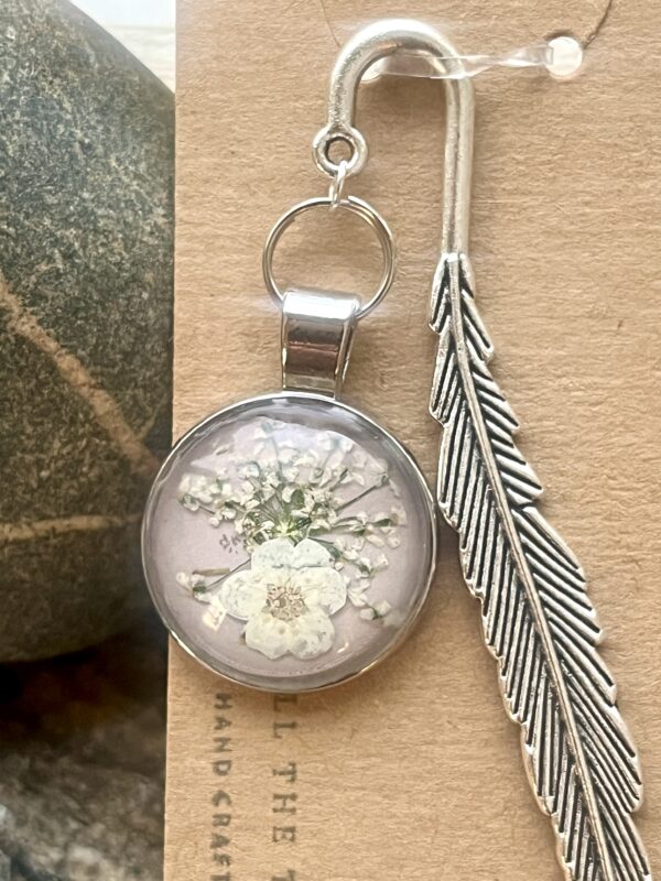 Bookmark - Queen Anne's Lace + Spirea